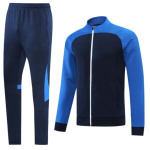 Navy Blue Training Tracksuit Set - Style B (S-2XL)