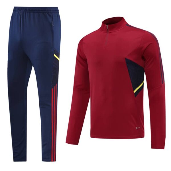 Maroon Training Tracksuit Set - Style A (S-2XL)