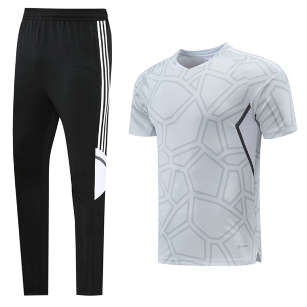Light Grey Training Tracksuit Set - Style A (S-2XL)