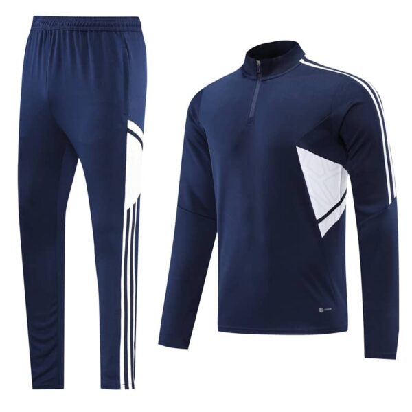Navy Blue Training Tracksuit Set - Style A (S-2XL)