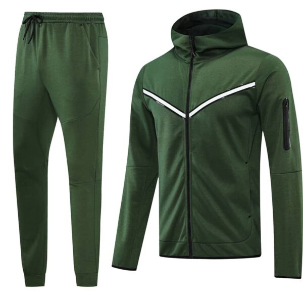 Green Training Tracksuit Set - Style A (S-2XL)