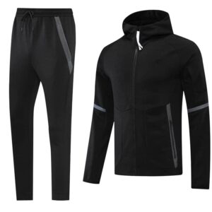 Black Training Tracksuit Set - Style A (S-2XL)
