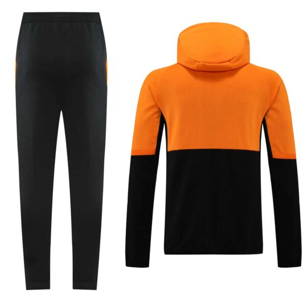 Black & Orange Training Tracksuit Set - Style A (S-2XL) - Image 5