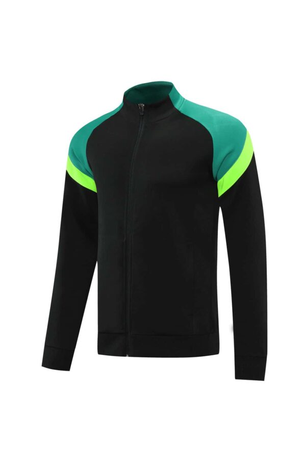 Black & Green Training Tracksuit Set - Style C (S-2XL) - Image 5