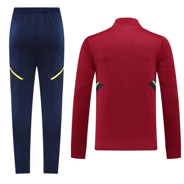 Maroon Training Tracksuit Set - Style A (S-2XL) - Image 9