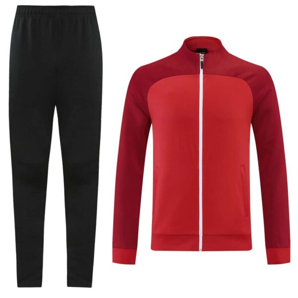 Maroon Training Tracksuit Set - Style B (S-2XL) - Image 7
