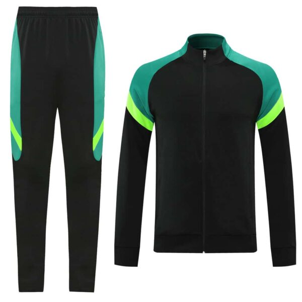 Black & Green Training Tracksuit Set - Style C (S-2XL) - Image 7
