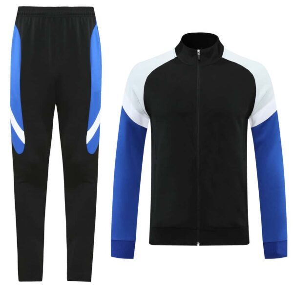 Black & Blue Training Tracksuit Set - Style C (S-2XL) - Image 7