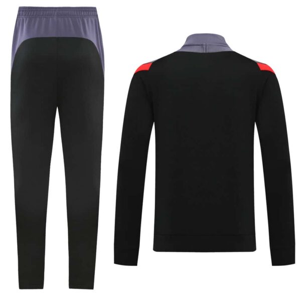 Black & Purple Training Tracksuit Set - Style C (S-2XL) - Image 8