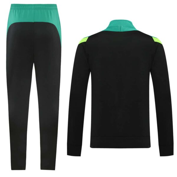Black & Green Training Tracksuit Set - Style C (S-2XL) - Image 8