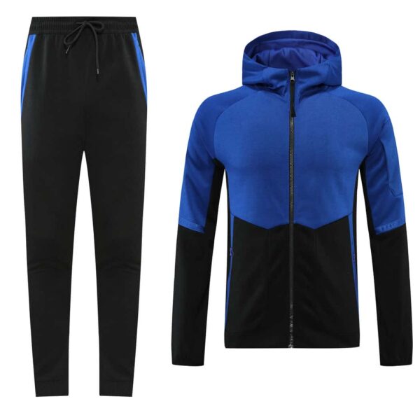 Black & Blue Training Tracksuit Set - Style D (S-2XL) - Image 8