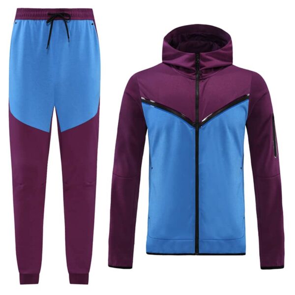 Purple Blue Training Tracksuit Set - Style A (S-2XL) - Image 8