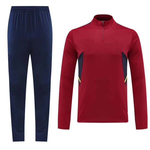 Maroon Training Tracksuit Set - Style A (S-2XL) - Image 10