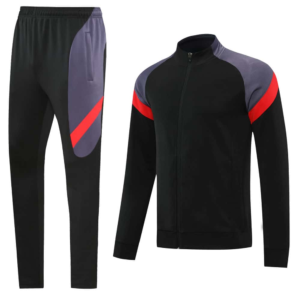 Black Purple Training Tracksuit - Style C