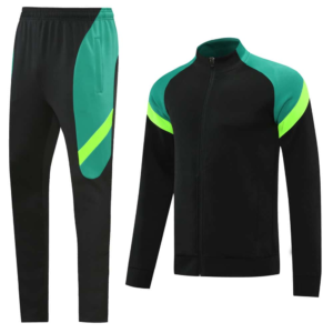 Black Green Training Tracksuit - Style C