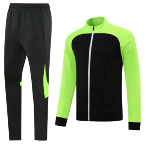 Black Green Training Tracksuit - Style D