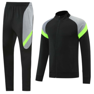 Black Grey Training Tracksuit - Style C