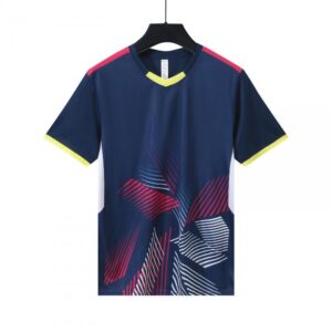 Navy Red Geometric Jersey