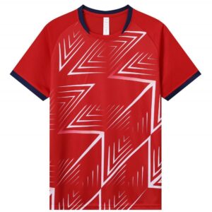 Red Geometric Pattern Jersey