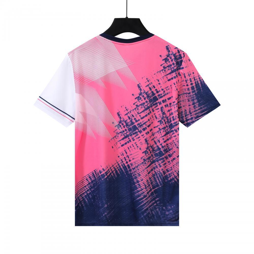 Pink Navy Brushstroke Jersey - Image 2