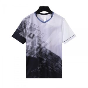 White Black Abstract Jersey