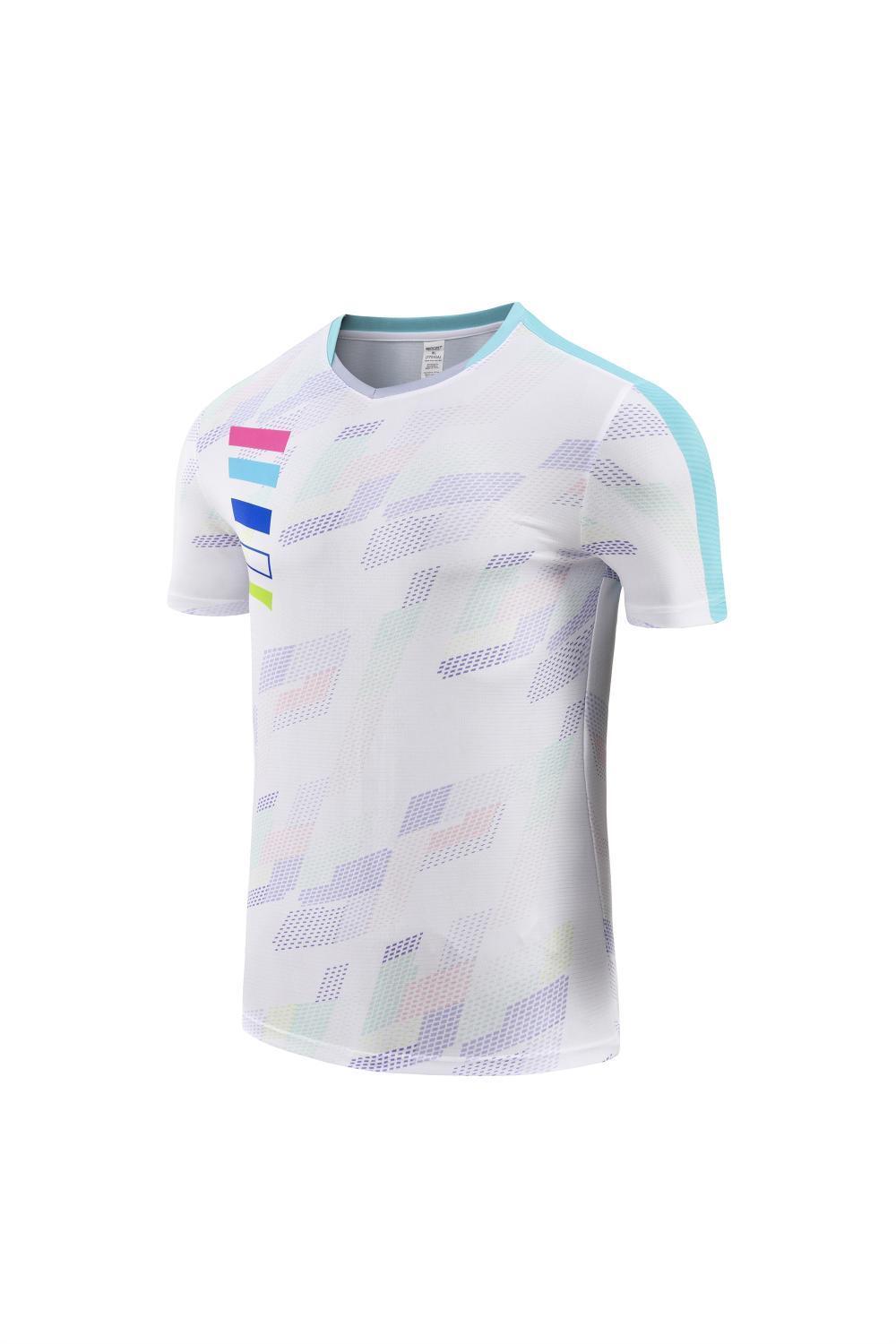 White Rainbow Stripes Training Jersey
