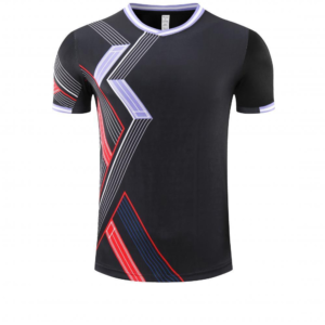 Black Red Line Training Jersey