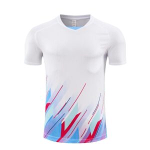 White Blue Red Streak Training Jersey