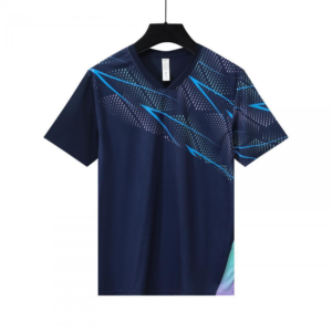Navy Blue Lightning Print Training Jersey