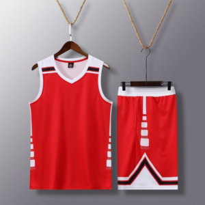 Red Block Panel Basketball Set
