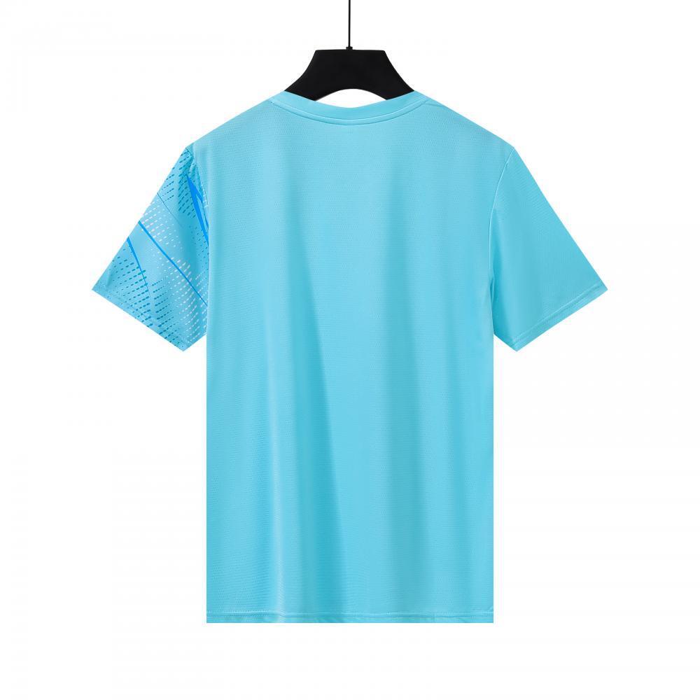 Sky Blue Lightning Print Training Jersey - Image 2