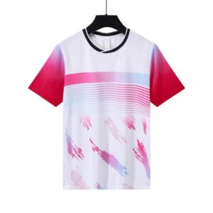 White Pink Brushstroke Jersey
