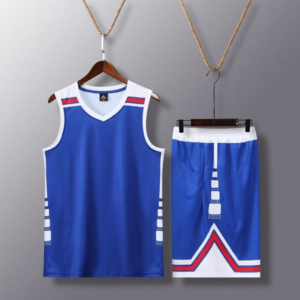 Blue Block Panel Basketball Set