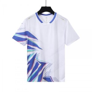 White Blue Lightning Pattern Training Jersey