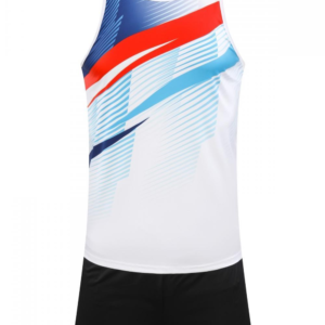 White Streak Running Set