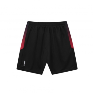Black Red Gradient Training Shorts