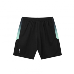 Black Green Side Gradient Training Shorts