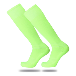 Kids Neon Green Speed Football Socks